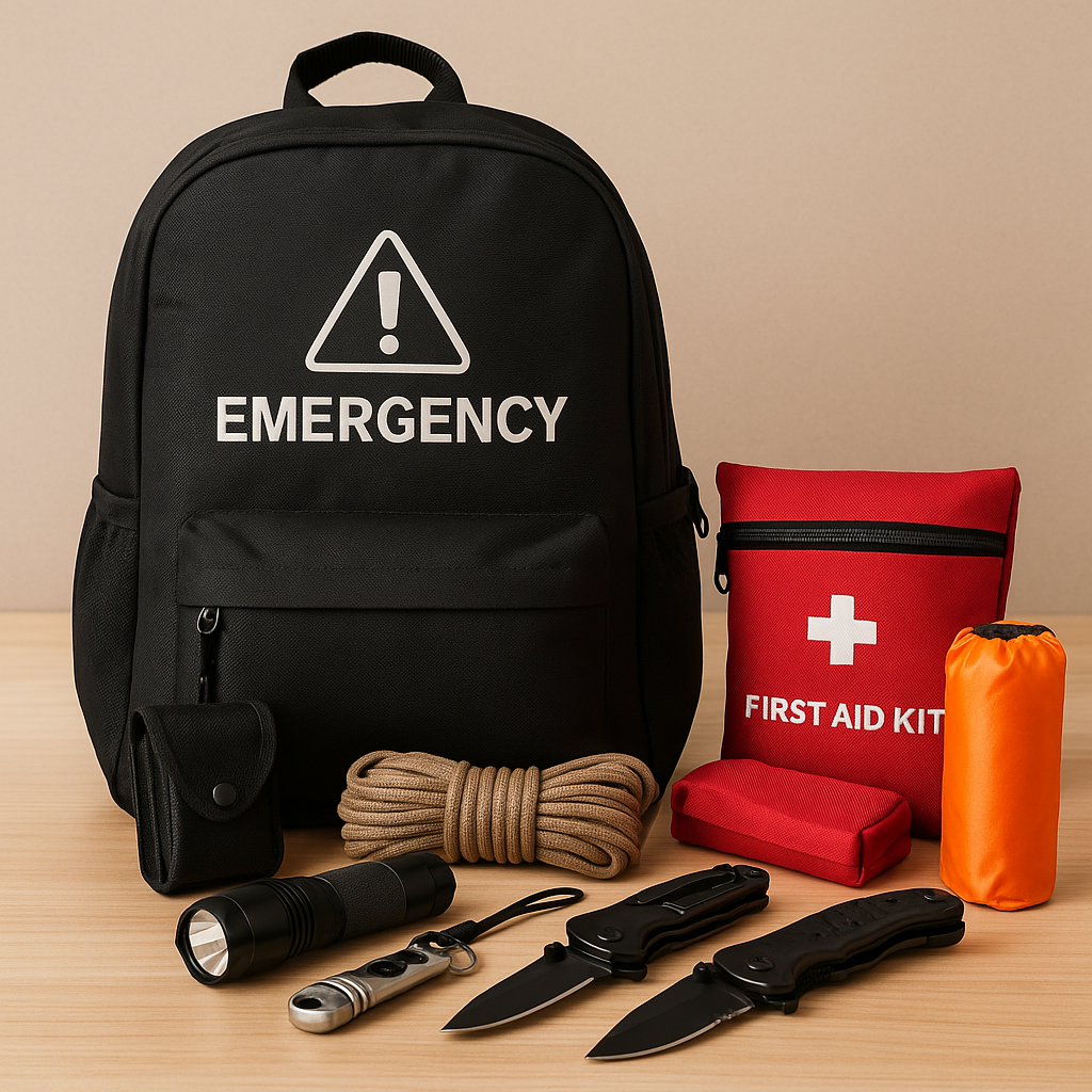Kits de emergencia preparados