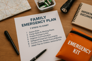 Planificación familiar: Cómo empezar tu plan de emergencia en 7 pasos