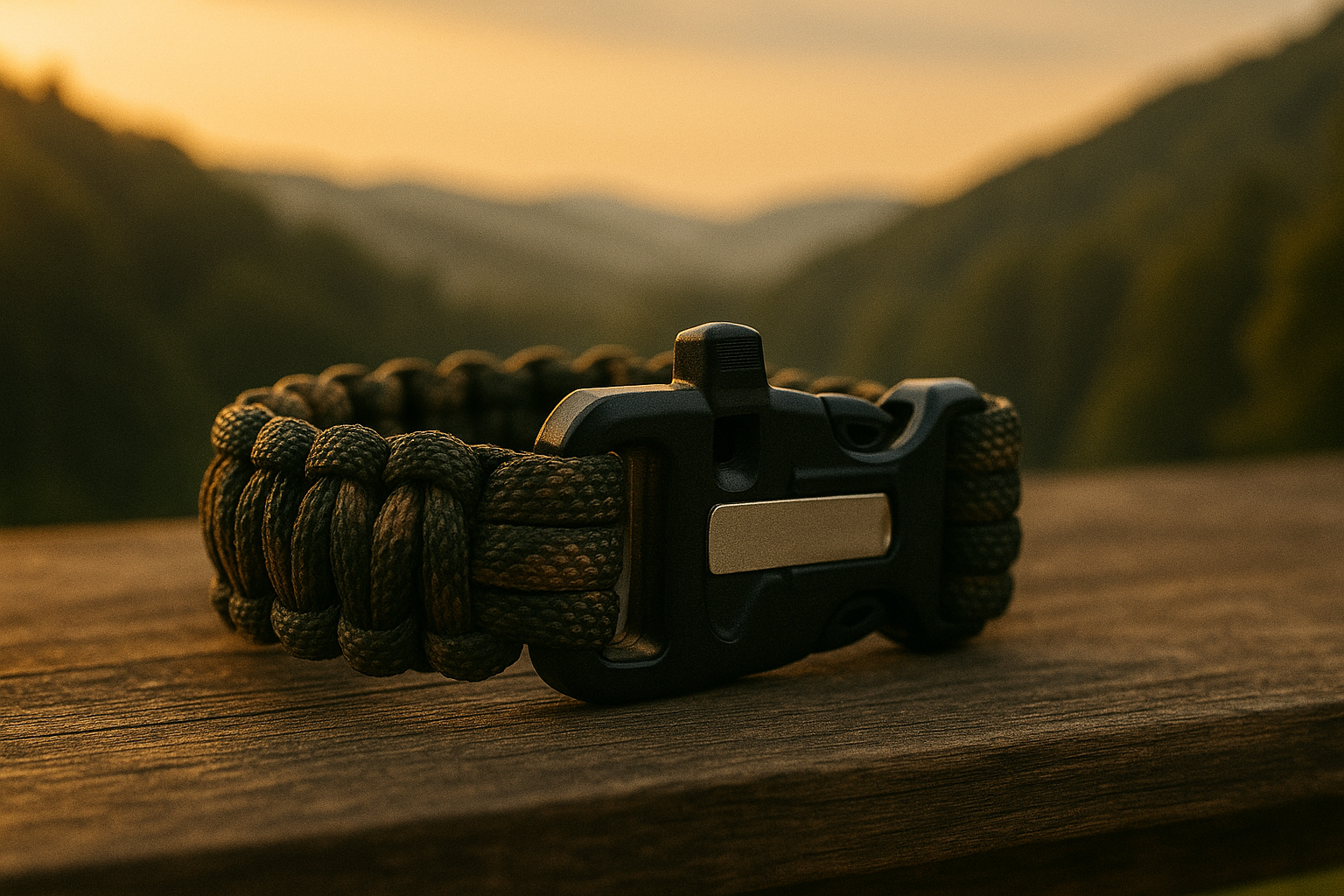 Pulseras de supervivencia con paracord y herramientas integradas