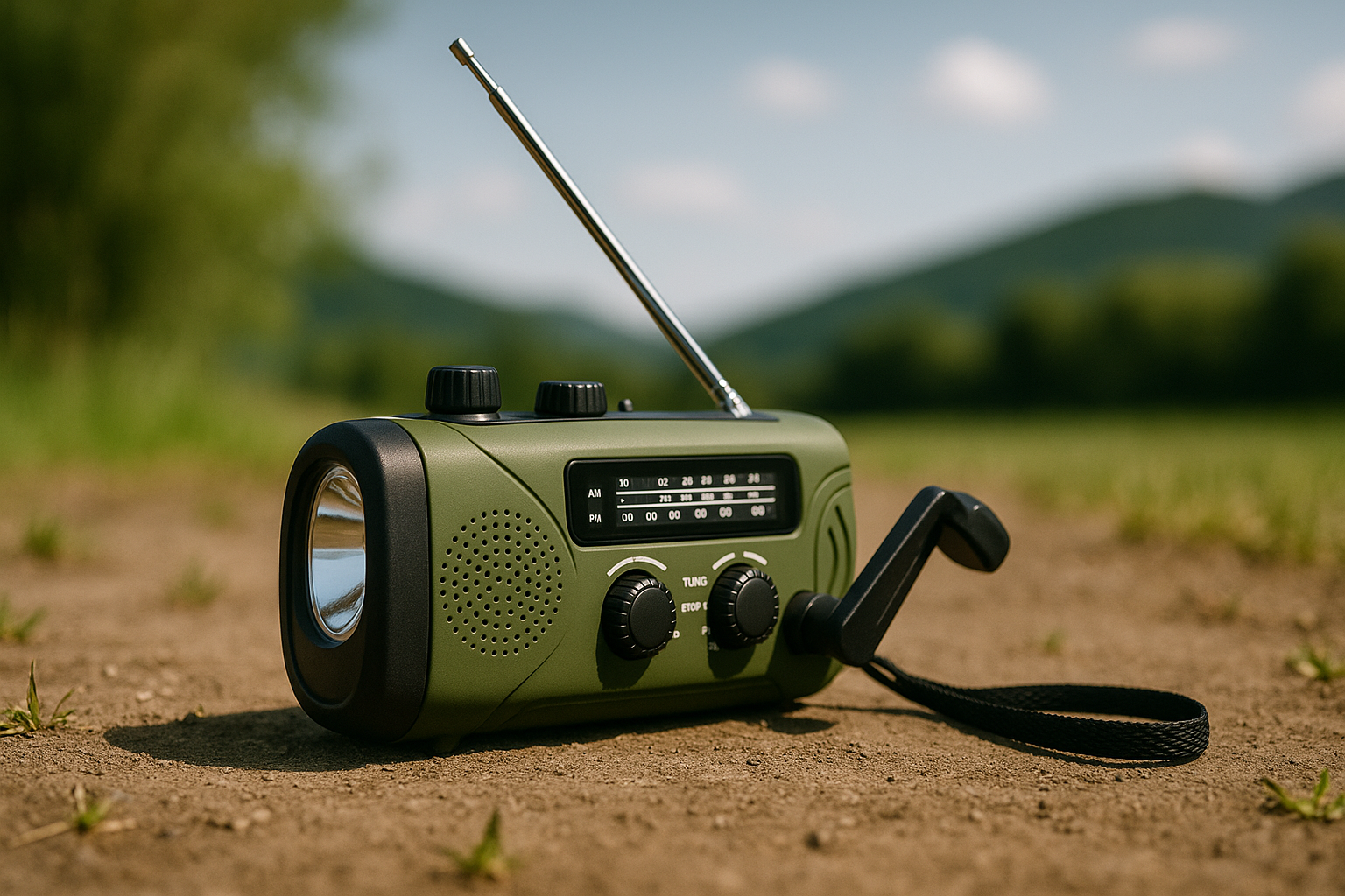 Radios de manivela y emergencia con linterna y SOS