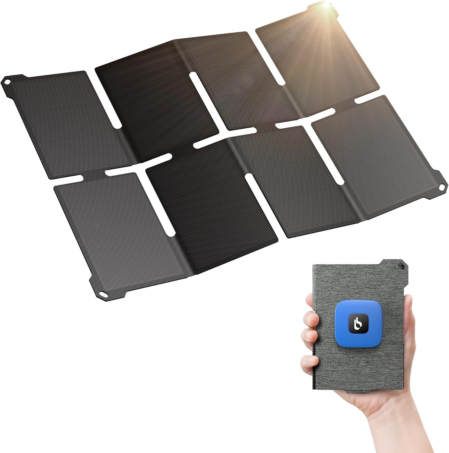 Cargador solar 25W impermeable IP68 para exterior