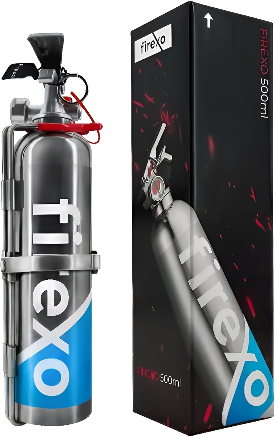 Firexo mini extintor 500 ml para todo tipo de incendios