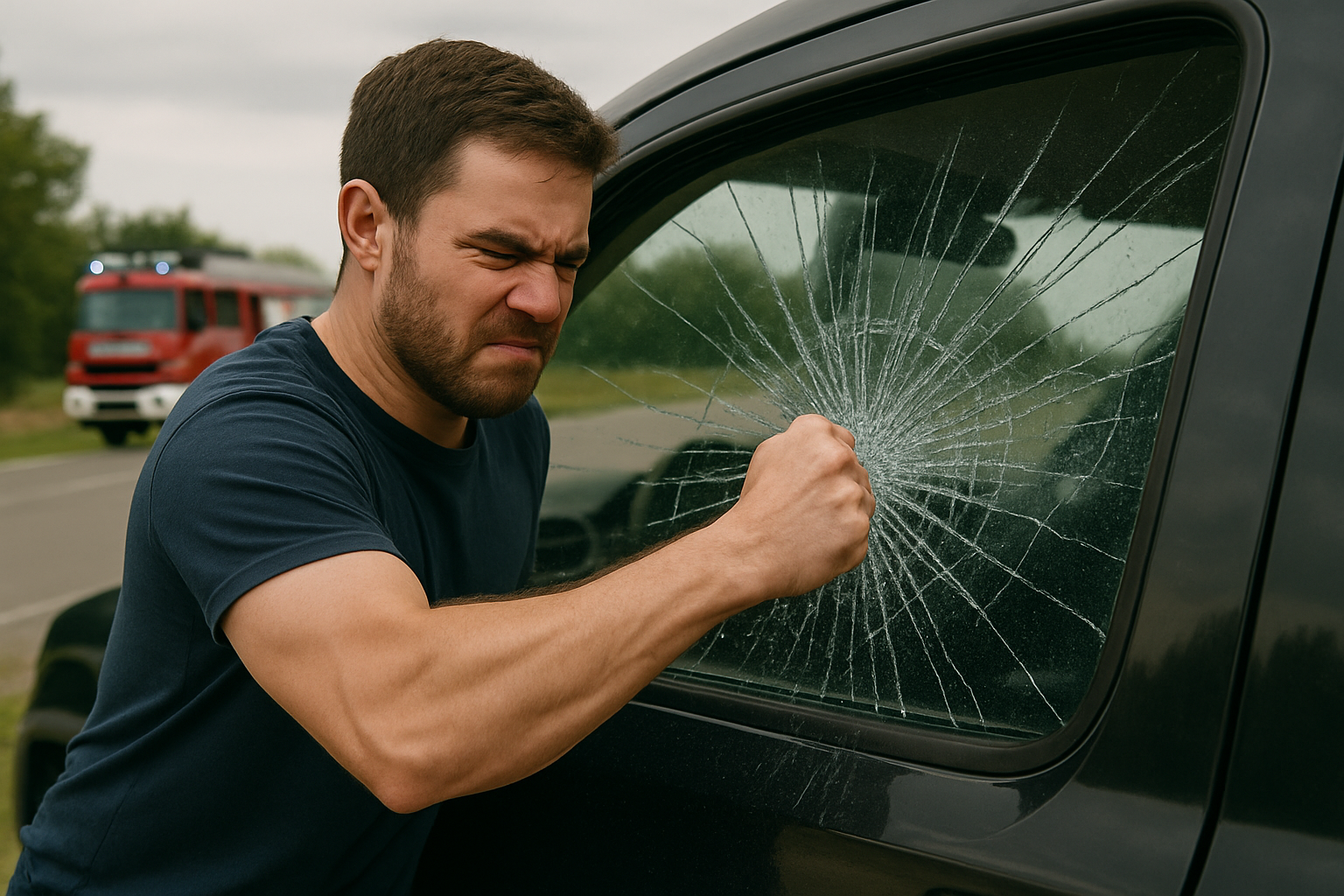 Rompecristales y cortacinturones para emergencias en vehículos